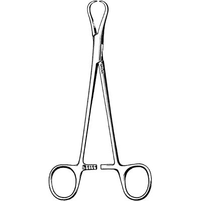 Berke Ptosis Forceps, W/ Slide Lock , 4" (10.0 Cm), 20.0mm Long Blades W/ Longitudinal Serrations